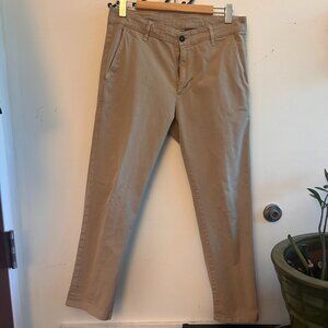 Men's AG Slim Khaki pants- 32w, 28L